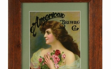 AMERICAN BREWING CO. SIGN.