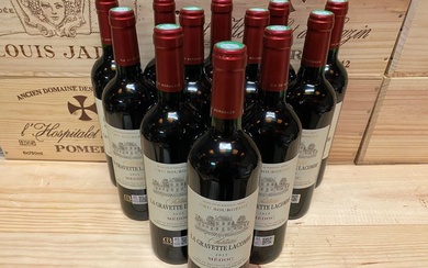 2015 Chateau La Gravette Lacombe - Medoc Cru Bourgeois - 12 Bottles (0.75L)