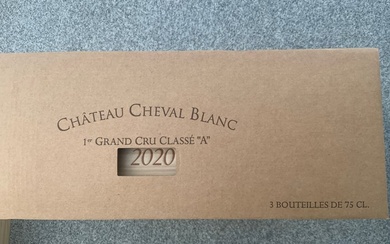 2020 Chateau Cheval Blanc - Saint-Émilion 1er Grand Cru Classé A - 3 Bottles (0.75L)