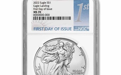 2022 American Silver Eagle MS-70 NGC (First