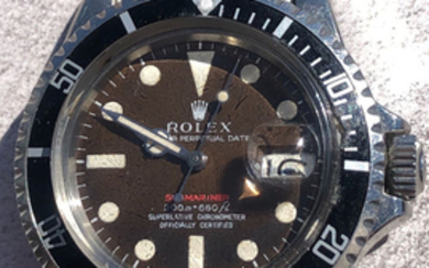 Rolex - Submariner Date, Tropical Dial, Meters First, Never Polished- Ref. 1680 - Unisex - 1969