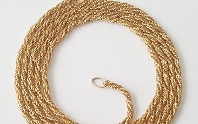 7.9 gr 60 cm - 18 kt. Yellow gold - Necklace