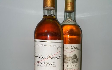 2ième GCC: 1982 Château Caillou & 1990 Château Broustet - Barsac, Sauternes - 2 Bottles (0.75L)