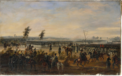 Шварц Отто Готлиб, Маневры под Павловском 3 августа 1846 г.