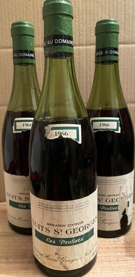 3 bouteilles NUITS-ST-GEORGES "Les Prûliers... - Lot 201 - Millon