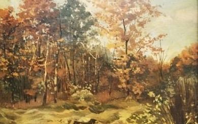 Raoul Viviani - Paesaggio boschivo