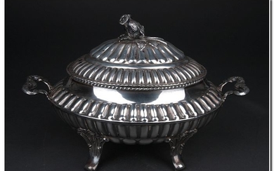 Tureen - .813 silver - Germany - mid 19th century