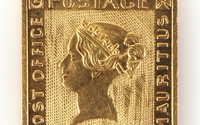 Goldmedaille "Mauritius Briefmarke"