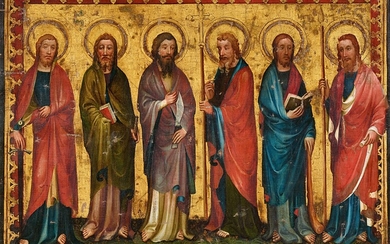 Master of the Siefersheim Altarpiece, circle of - Six Apostles