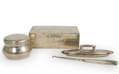 (5 Pc) Tiffany and Co. Sterling Desk Set