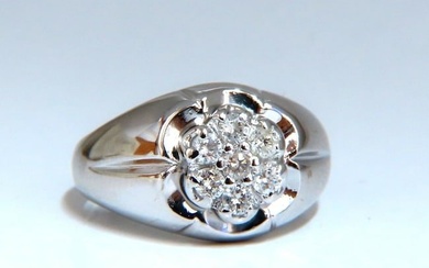 .55ct Natural Round Diamonds Cluster Ring 14kt