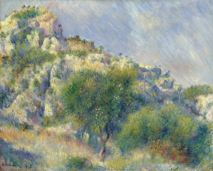 Pierre-Auguste Renoir (1841-1919), Rochers de l'Estaque