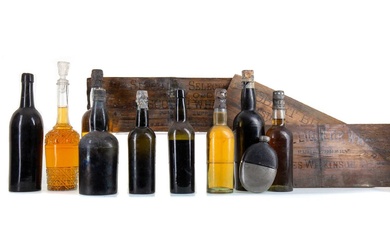 7 BOTTLES OF WHISKY AND 2 BOTTLES OF BEER FROM THE WRECK OF THE SS WALLACHIA BLENDED WHISKY