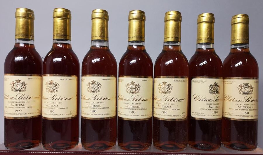 7 half-bottles CHÂTEAU SUDUIRAUT - 1er Gcc Sauternes...