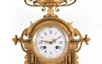 Napoleon III Gilt Bronze Mantel Clock