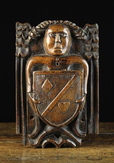 A Late 16th/Early 17th Century Relief Carved Oak B