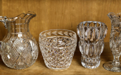 Collection of crystal including a Waterford bowl
