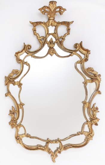 Dekorativer Spiegel im Régence-Stil, Italien, 19. Jahrhundert