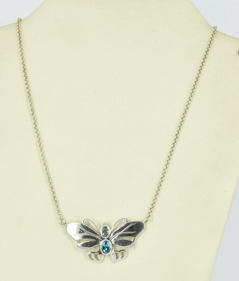 A BUTTERFLY SHAPED NECKLACE