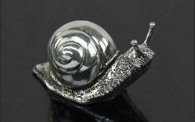 A Buccellati Sterling Silver Snail.