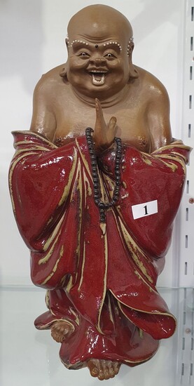 A CHINESE HOTEI FIGURE