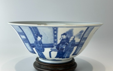 A Chinese Blue&White bowl, 17TH/18TH Century Pr. Size:(Mout...
