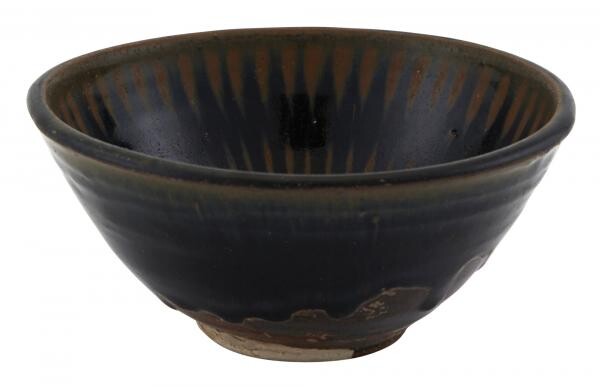 A Chinese Cizhou Russet-Striped Black Glazed Bowl