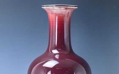 A Chinese Red Glazed porcelain Vase 20TH Century
