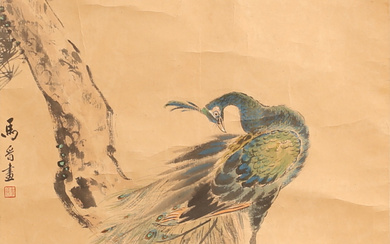 A Chinese scroll painting, 20th century.
