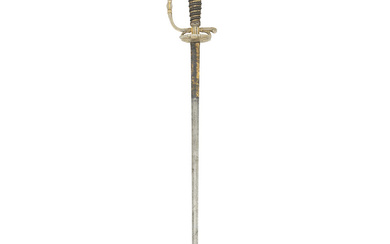 A Continental Small-Sword With Silver-Gilt Hilt Mid-18th Century, Indistinct Silver...