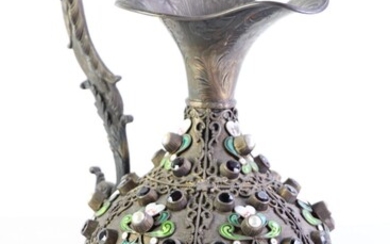 A Fine Decorative Hungarian Silver Gilt Ewer (H 23.5cm)
