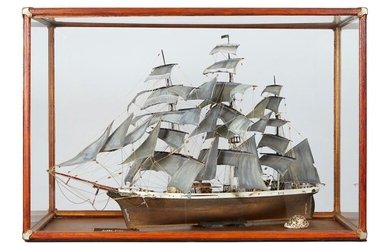 A MODEL OF THE CLIPPER SHIP 'CUTTY SARK'