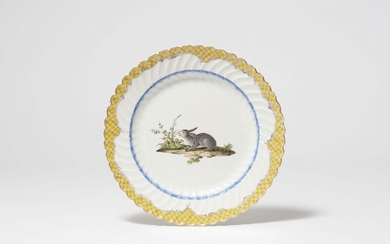 A Meissen porcelain dinner plate from the “Japanese service” for Friedrich II