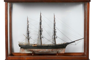 A SCRATCH BUILT MODEL OF THE CLIPPER SHIP 'LADY BARKLY'