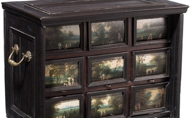 A South German Baroque cabinet, early 18th century