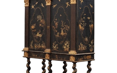 A Swedish late Baroque cupboard.