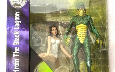 A Universal Studios Creature from the Black Lagoon Figure Set, Diamond Select Toys 2011, In Original Packaging