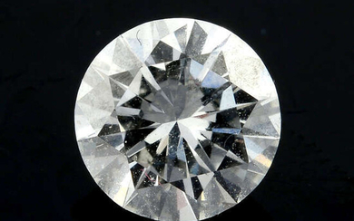 A brilliant cut diamond, weighing 1.32cts.