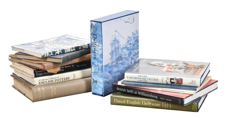 Ɵ A collection of ceramic reference books relating to English delftware and early pottery