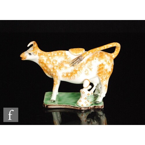 A late 18th to early 19th Century Staffordshire Pratt Ware c...