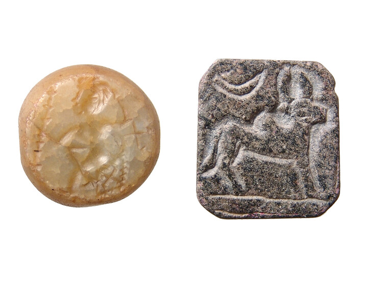 A nice pair of ancient stone seals