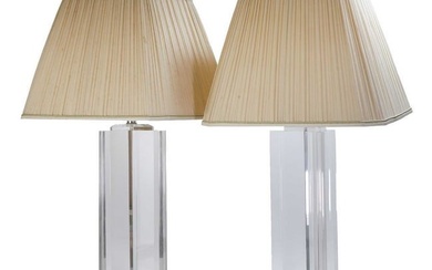 A pair of 'Trisymetric' table lamps
