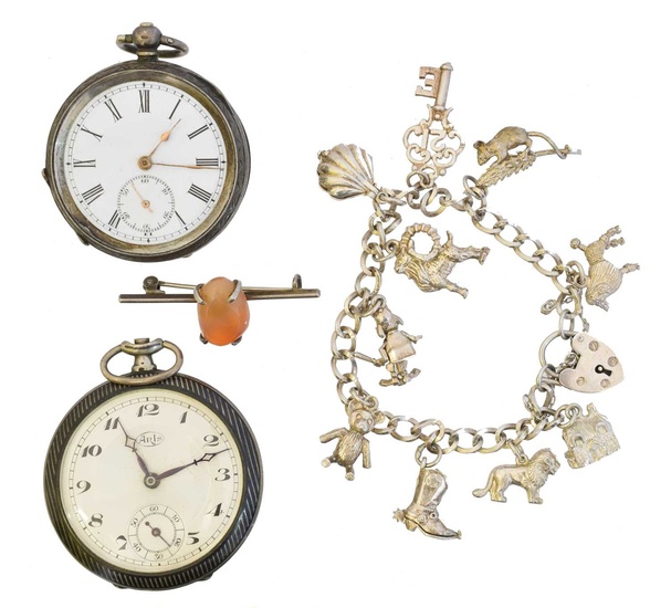 A selection of jewellery and watches