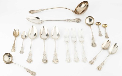 A service of William IV and early Victorian Scottish silver...