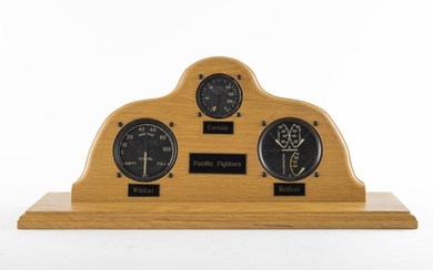 AMERICAN PACIFIC THEATER FIGHTER AIRCRAFT FUEL GAUGE DISPLAY