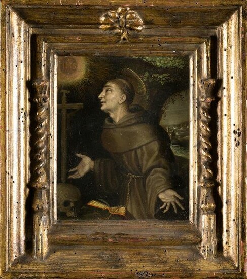 ANONYMOUS (17th century) "Saint Bernardine of Siena"