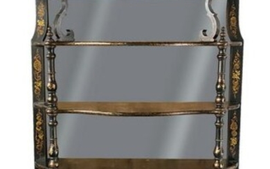 MONUMENTAL ANTIQUE 7 TIER CHINOISERRIE ETAGERE