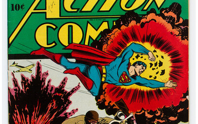 Action Comics #66 (DC, 1943) Condition: GD/VG. Superman/World War...