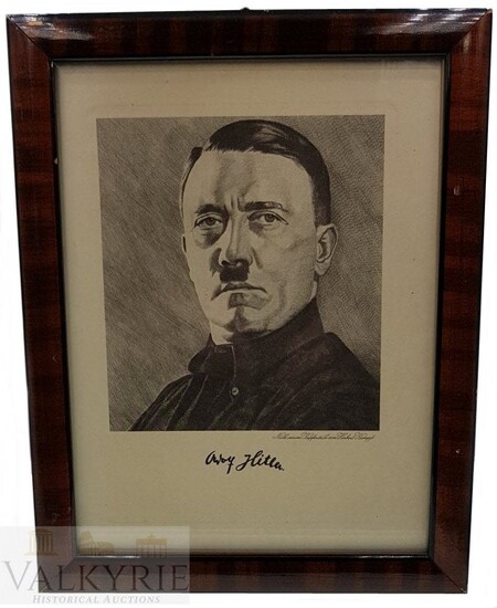 Adolf Hitler - After an Engraving by Herbert Kampf.