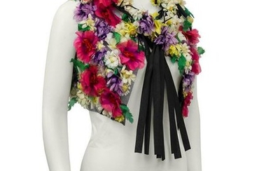 Adolfo Floral 3D Vest